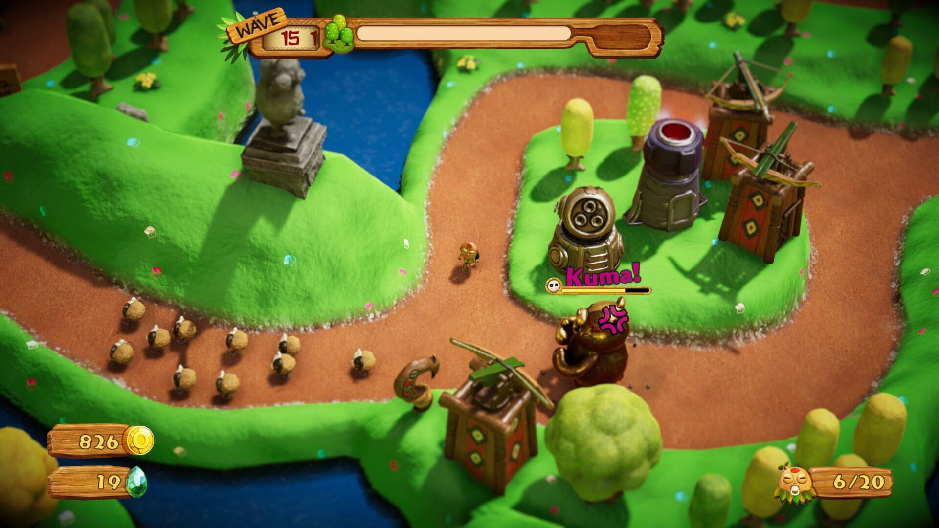 Screenshot for PixelJunk Monsters 2: Danganronpa Pack
