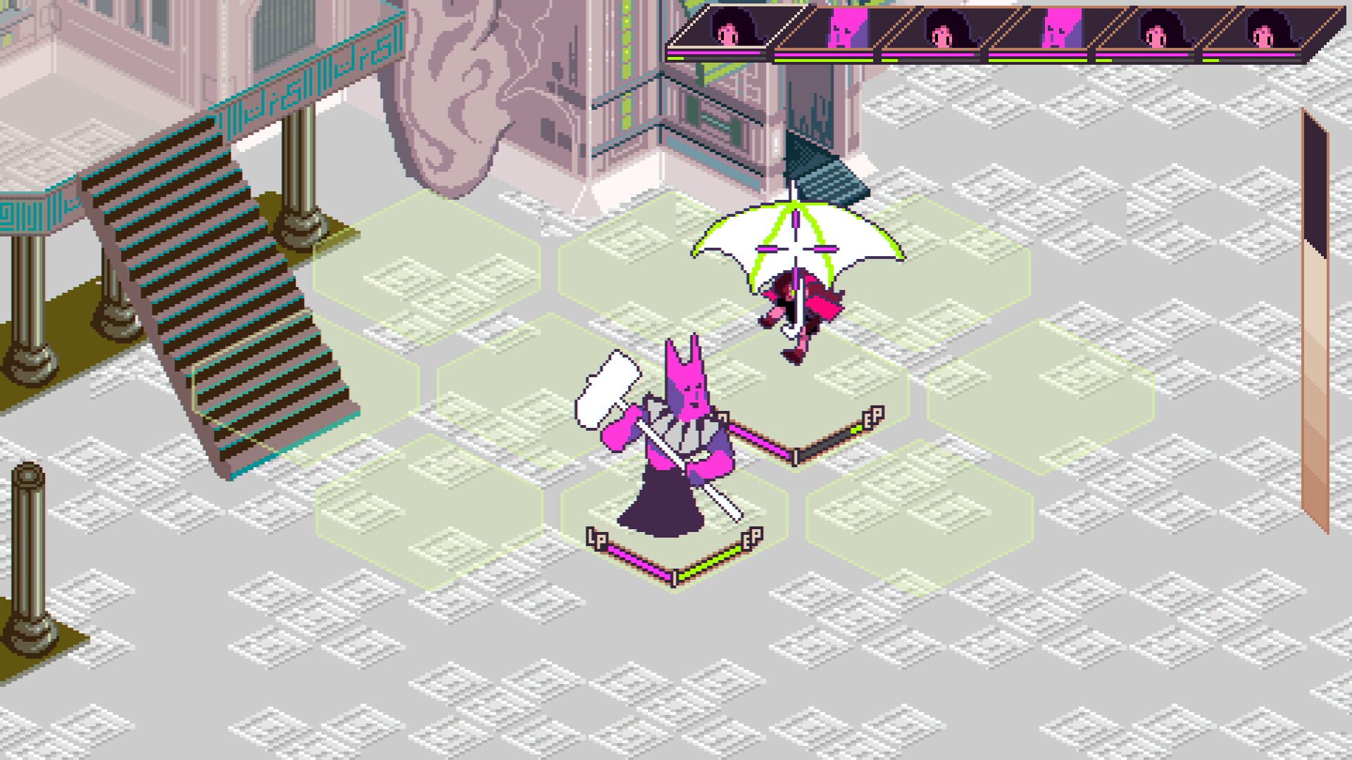 Screenshot for Keylocker: Turn Based Cyberpunk Action