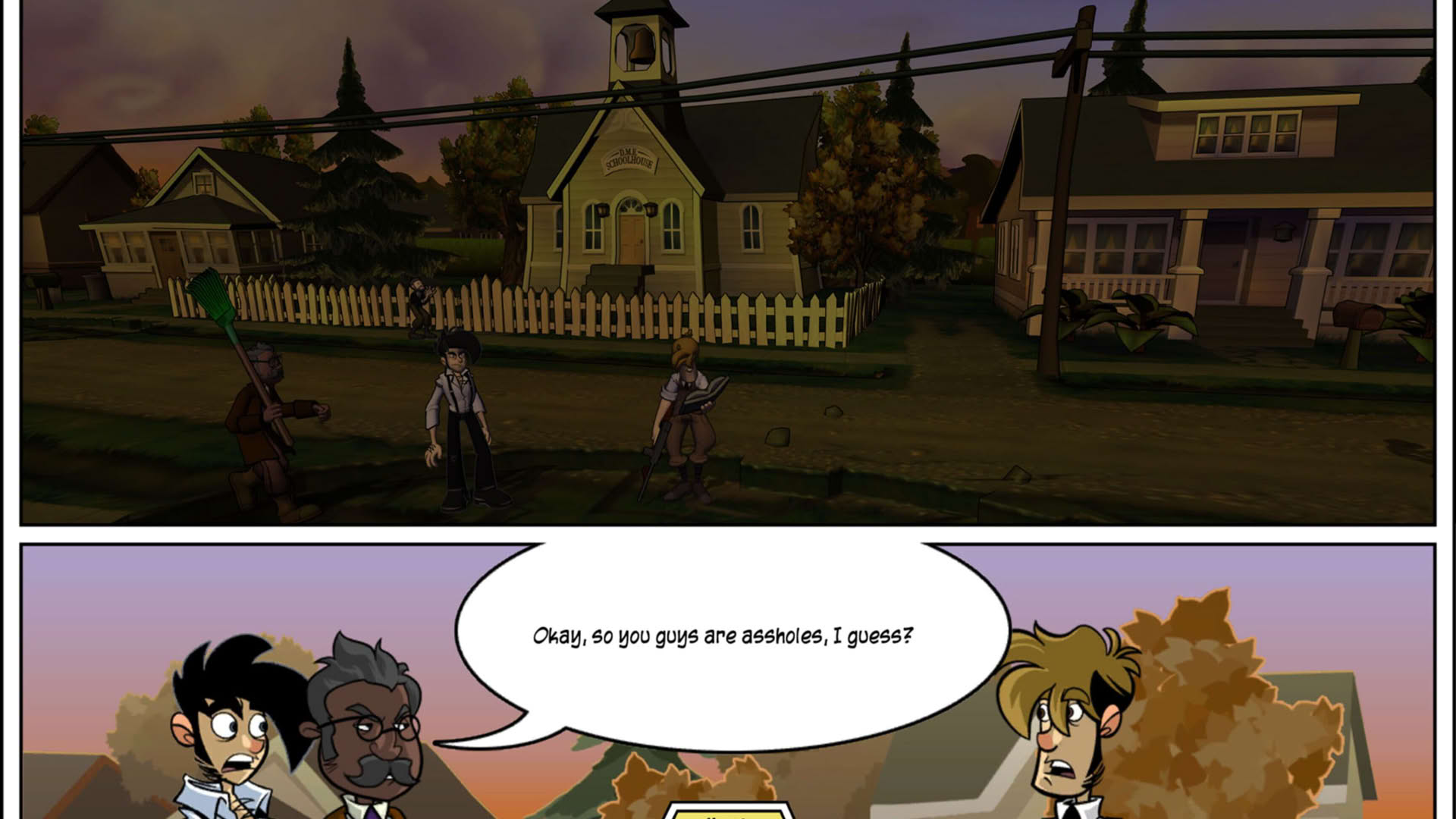 Screenshot for Penny Arcade Adventures: On the Rain-Slick Precipice of Darkness - Episode One
