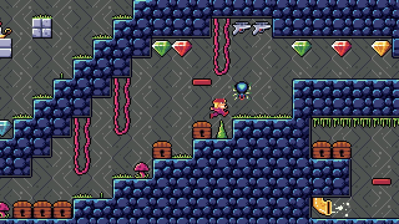 Screenshot for Crystal Caves HD