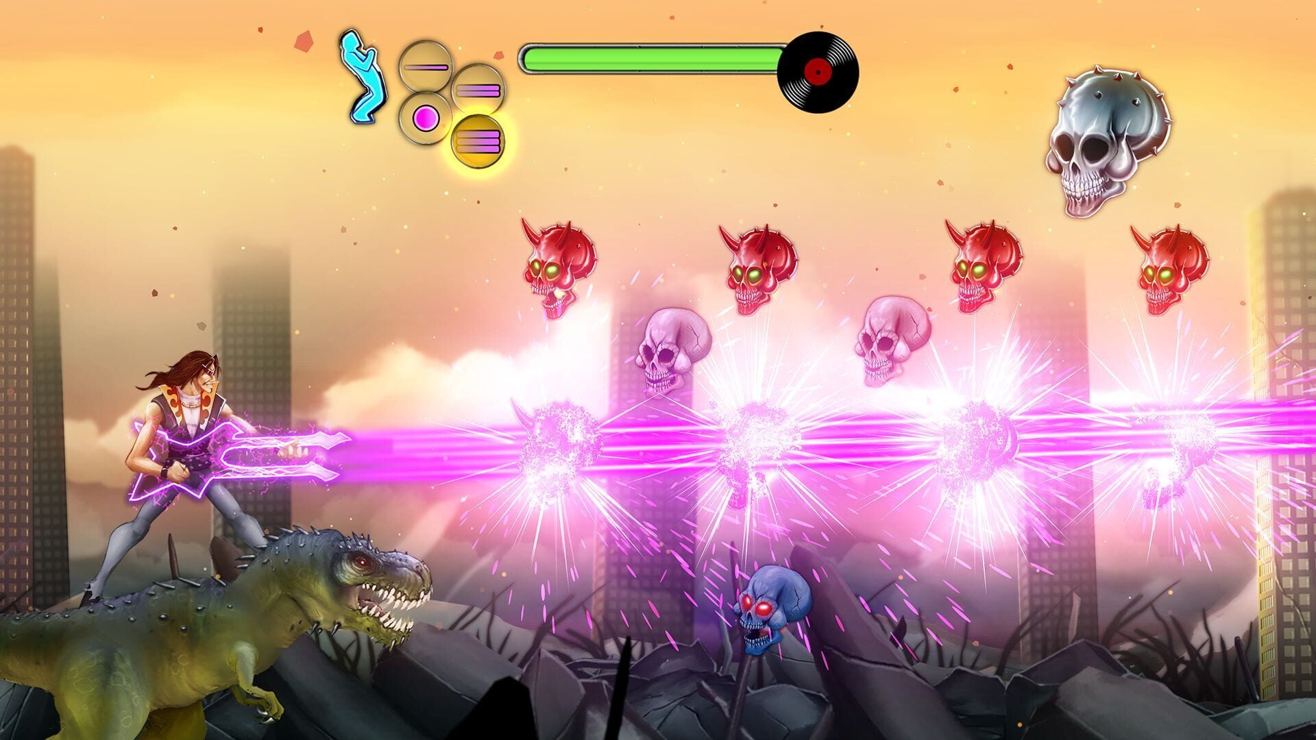 Screenshot for Air Guitar Warrior for Kinect