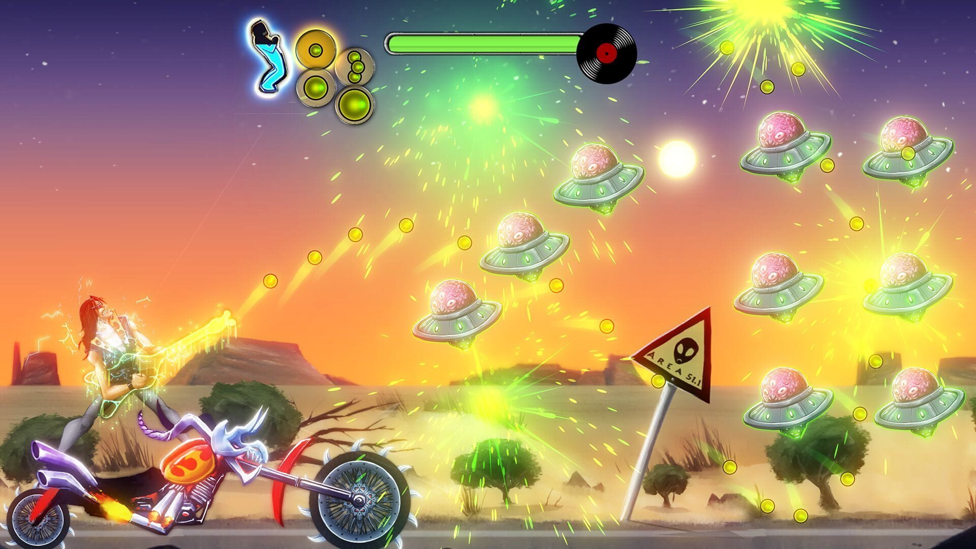 Screenshot for Air Guitar Warrior for Kinect
