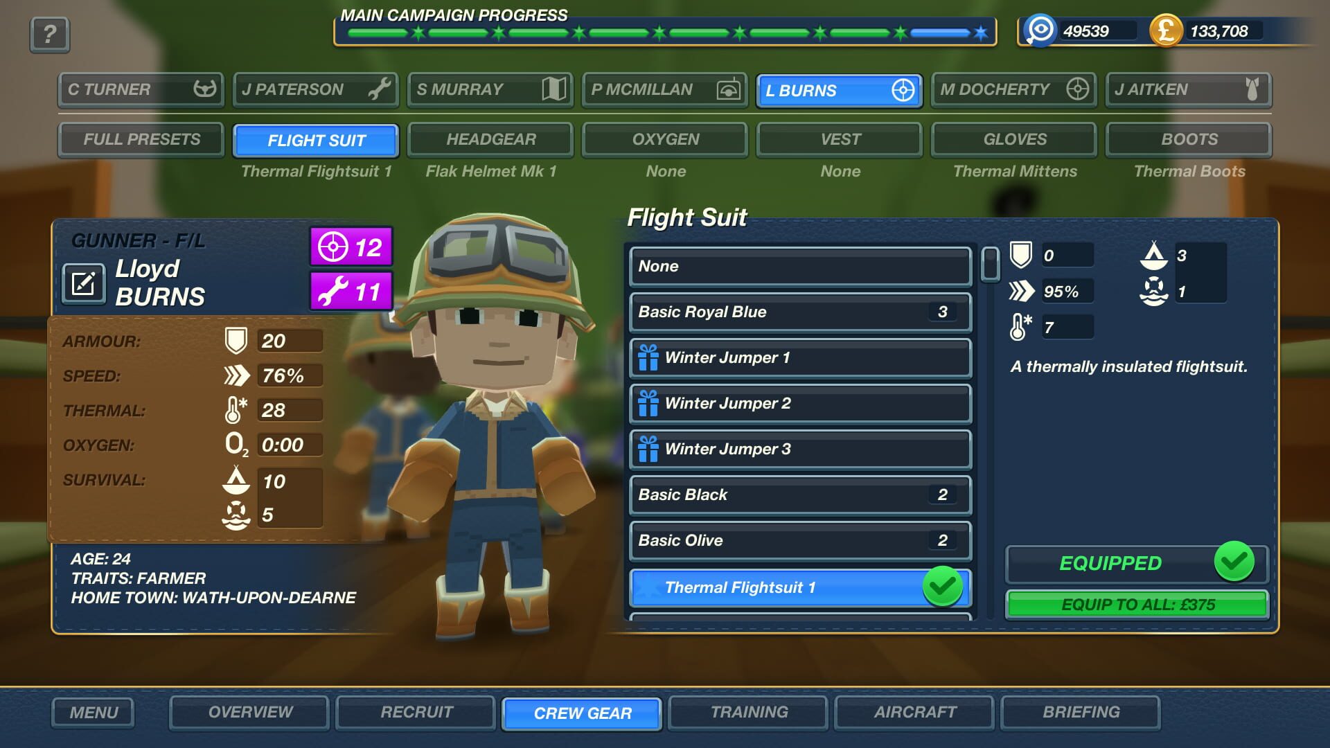 Screenshot for Bomber Crew: Secret Weapons