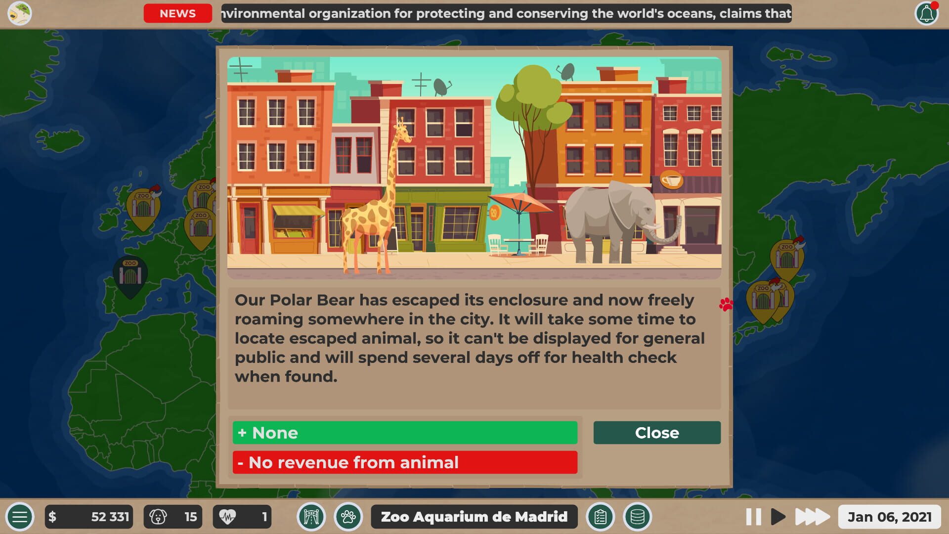Screenshot for Zoo Economy
