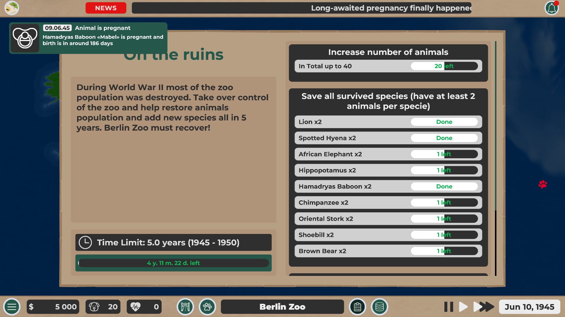 Screenshot for Zoo Economy