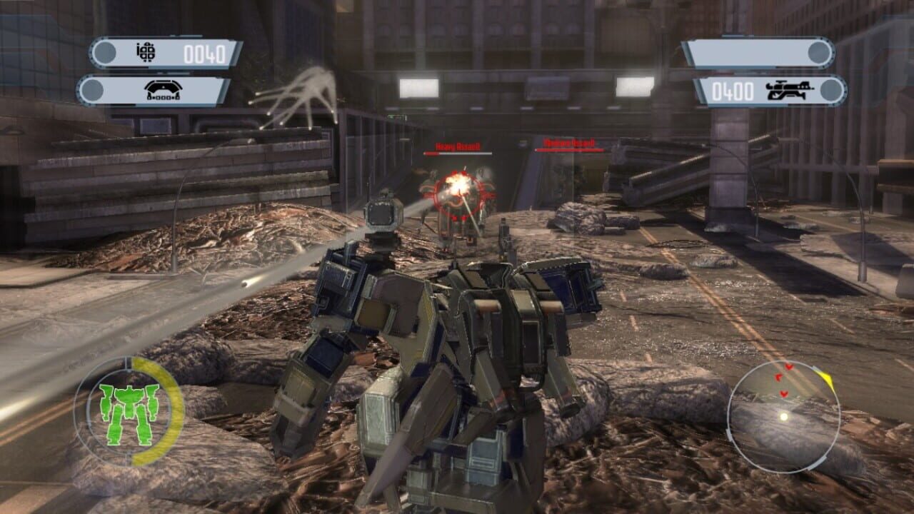 Screenshot for Front Mission Evolved: Wanzer Weapons Pack 1