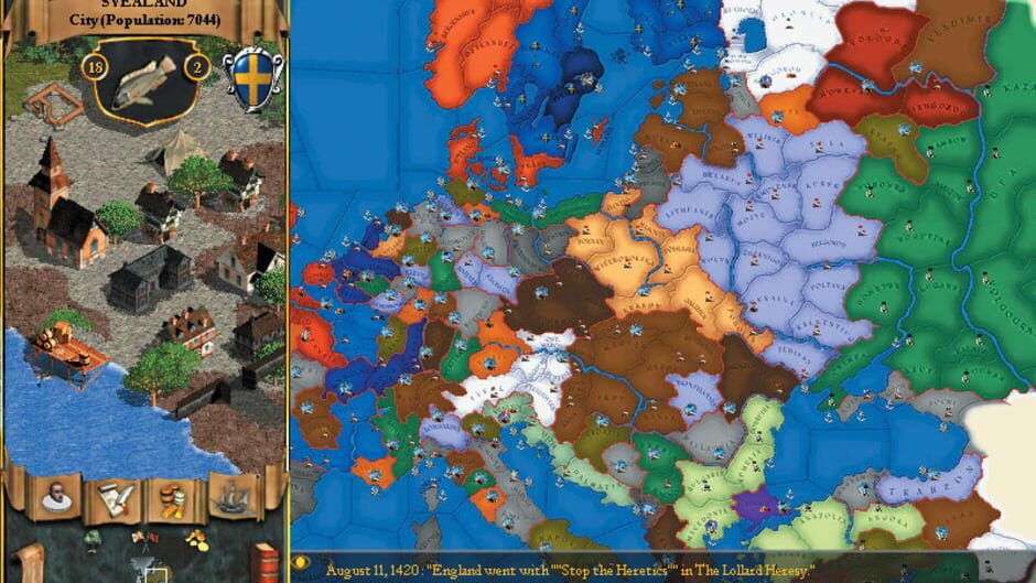 Screenshot for Europa Universalis II