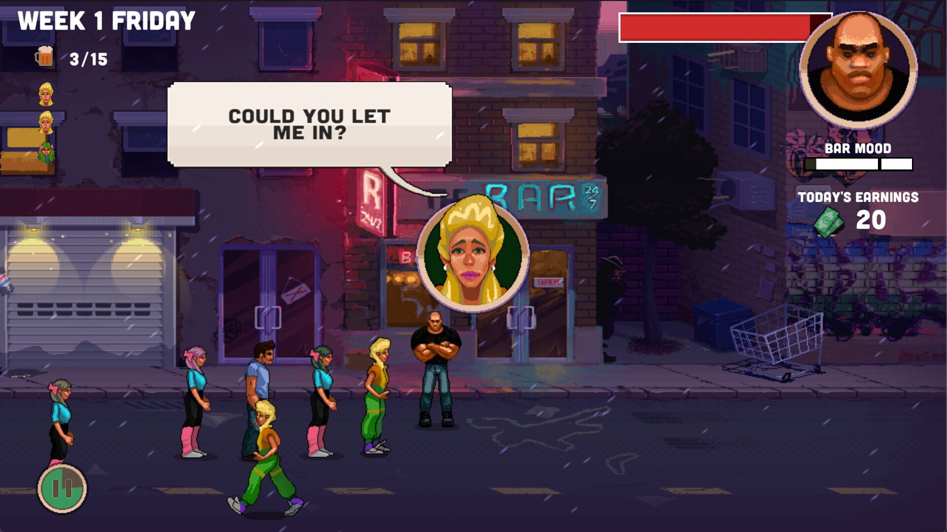 Screenshot for Bouncer Story