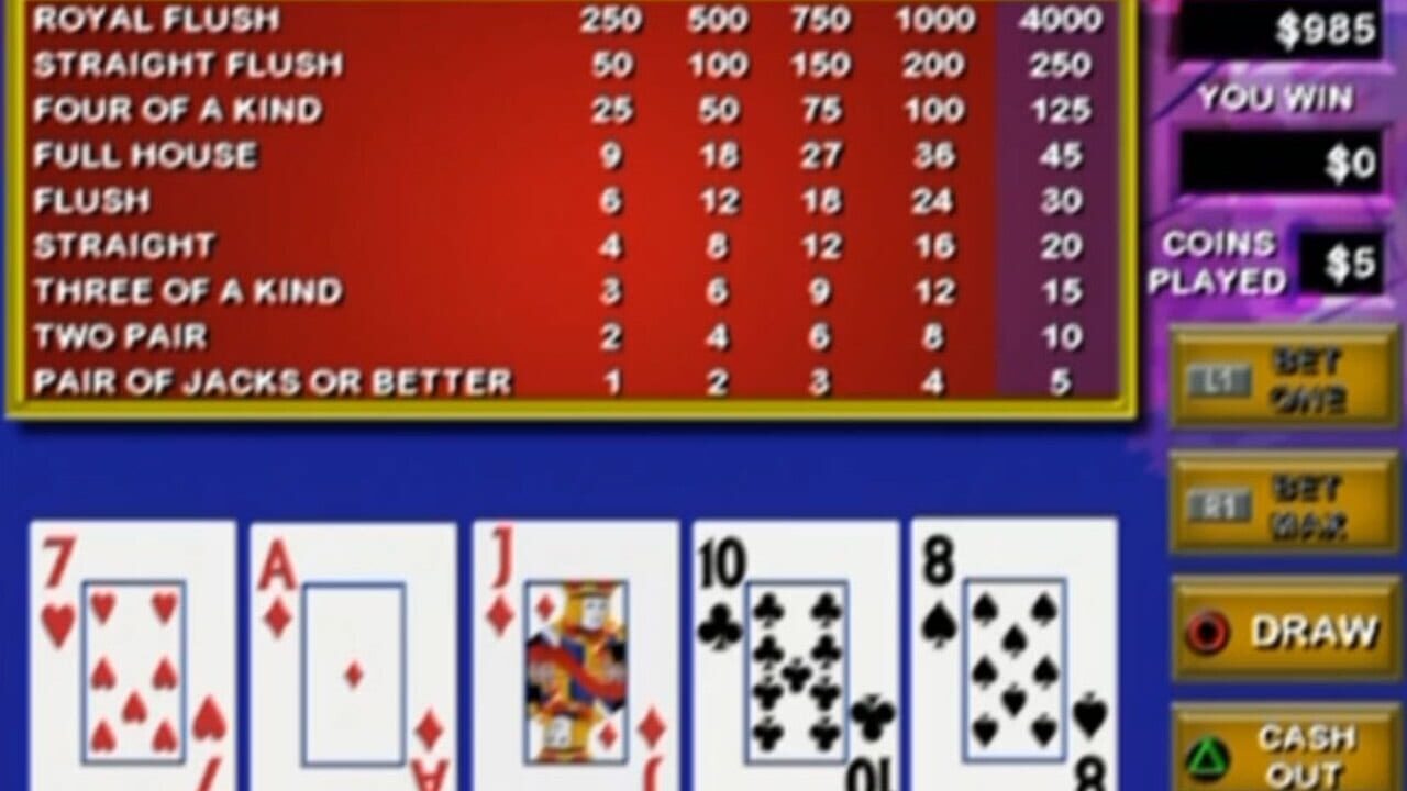 Screenshot for Video Poker & Blackjack