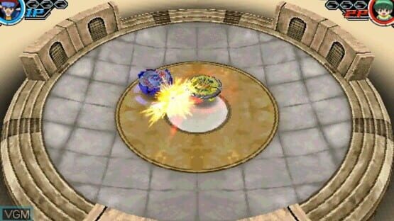 Screenshot for Metal Fight Beyblade Portable: Chouzetsu Tensei! Vulcan Horuseus