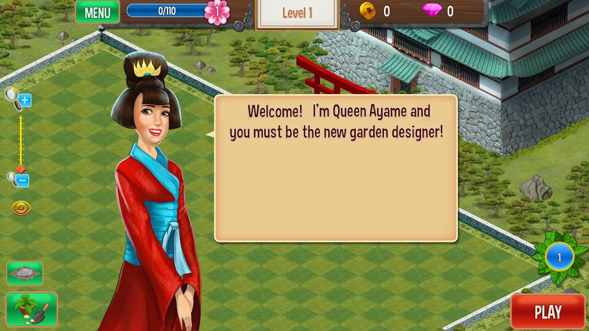 Screenshot for Queens Garden: Sakura Season