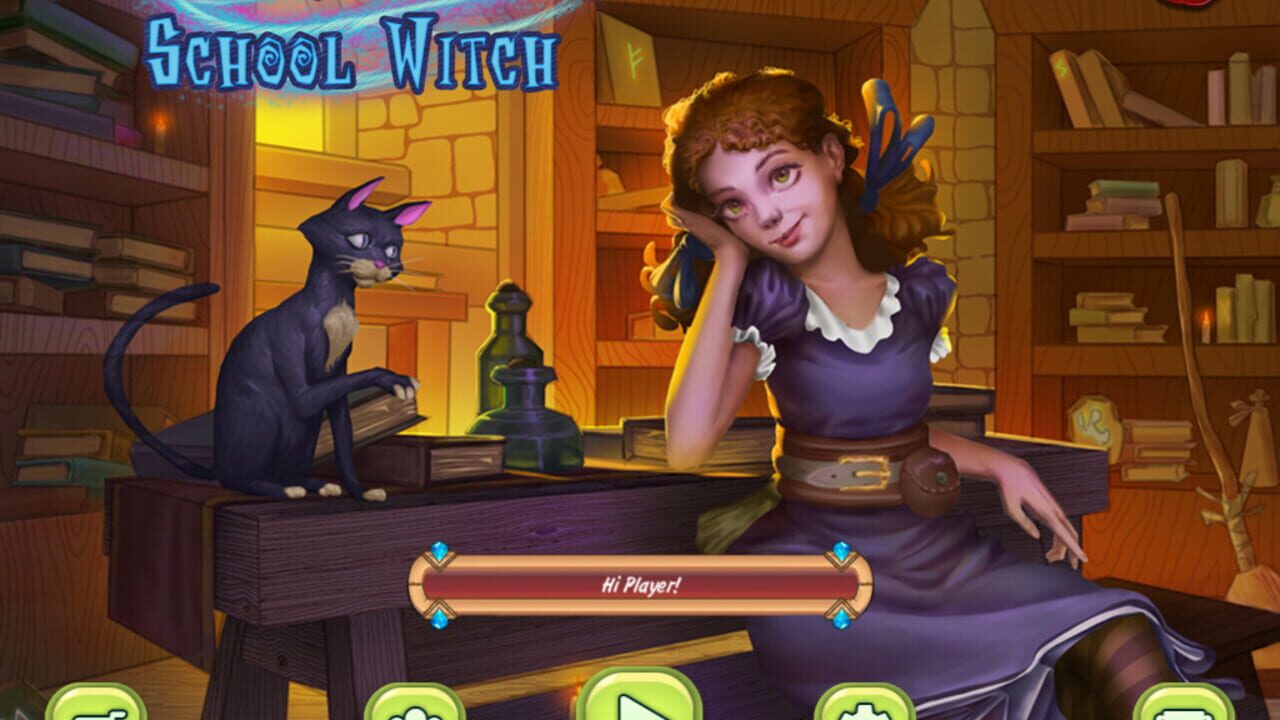 Screenshot for Sweet Solitaire: School Witch