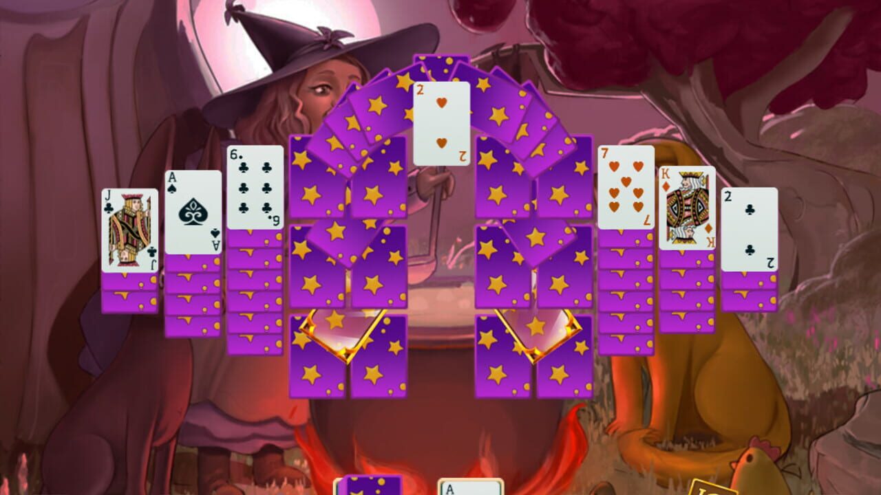 Screenshot for Sweet Solitaire: School Witch