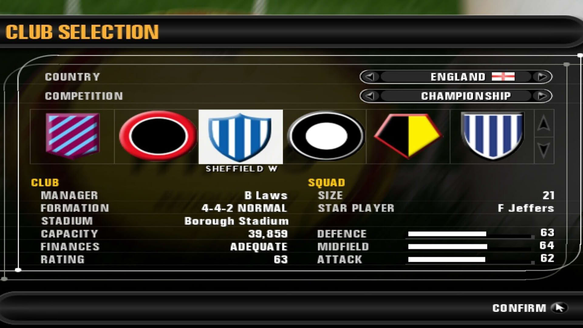 Screenshot for Premier Manager 10