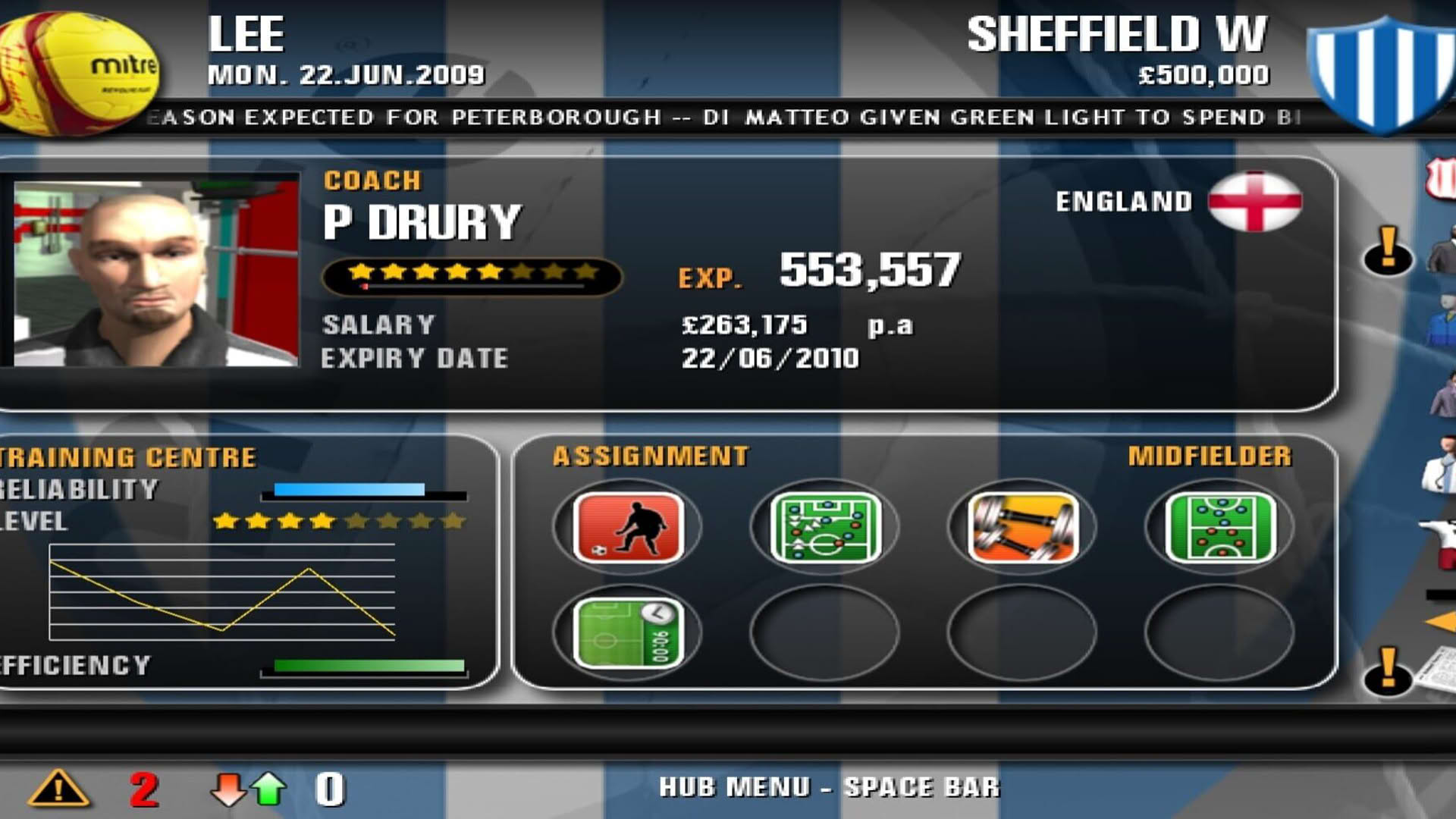 Screenshot for Premier Manager 10