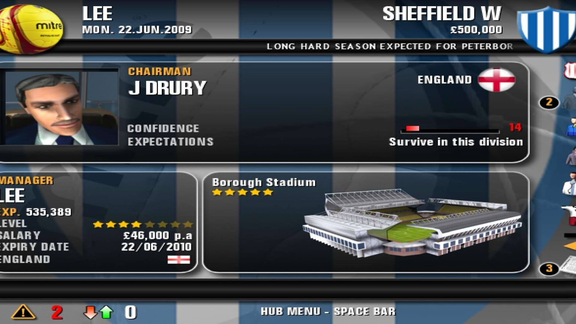 Screenshot for Premier Manager 10