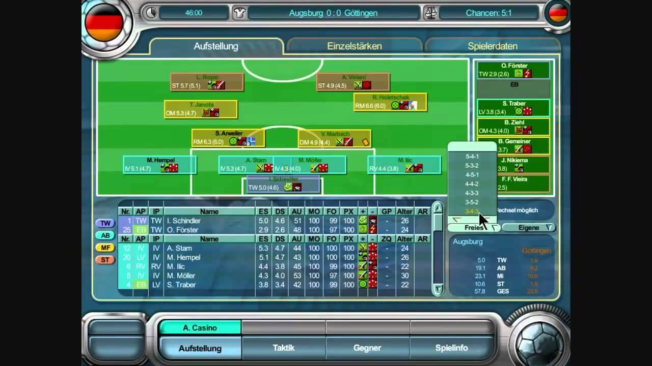 Screenshot for Anstoß 4