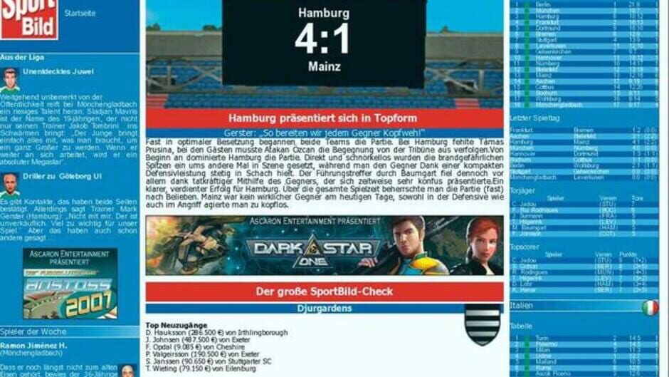 Screenshot for Anstoss 2007