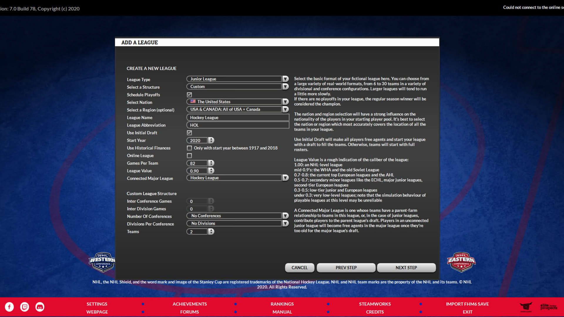 Screenshot for Franchise Hockey Manager 7