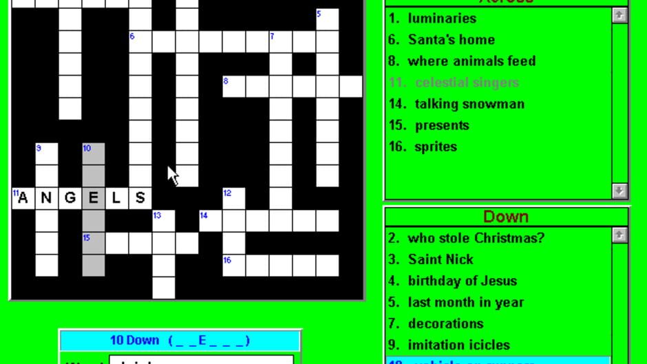 Screenshot for Crosswords & More for Windows