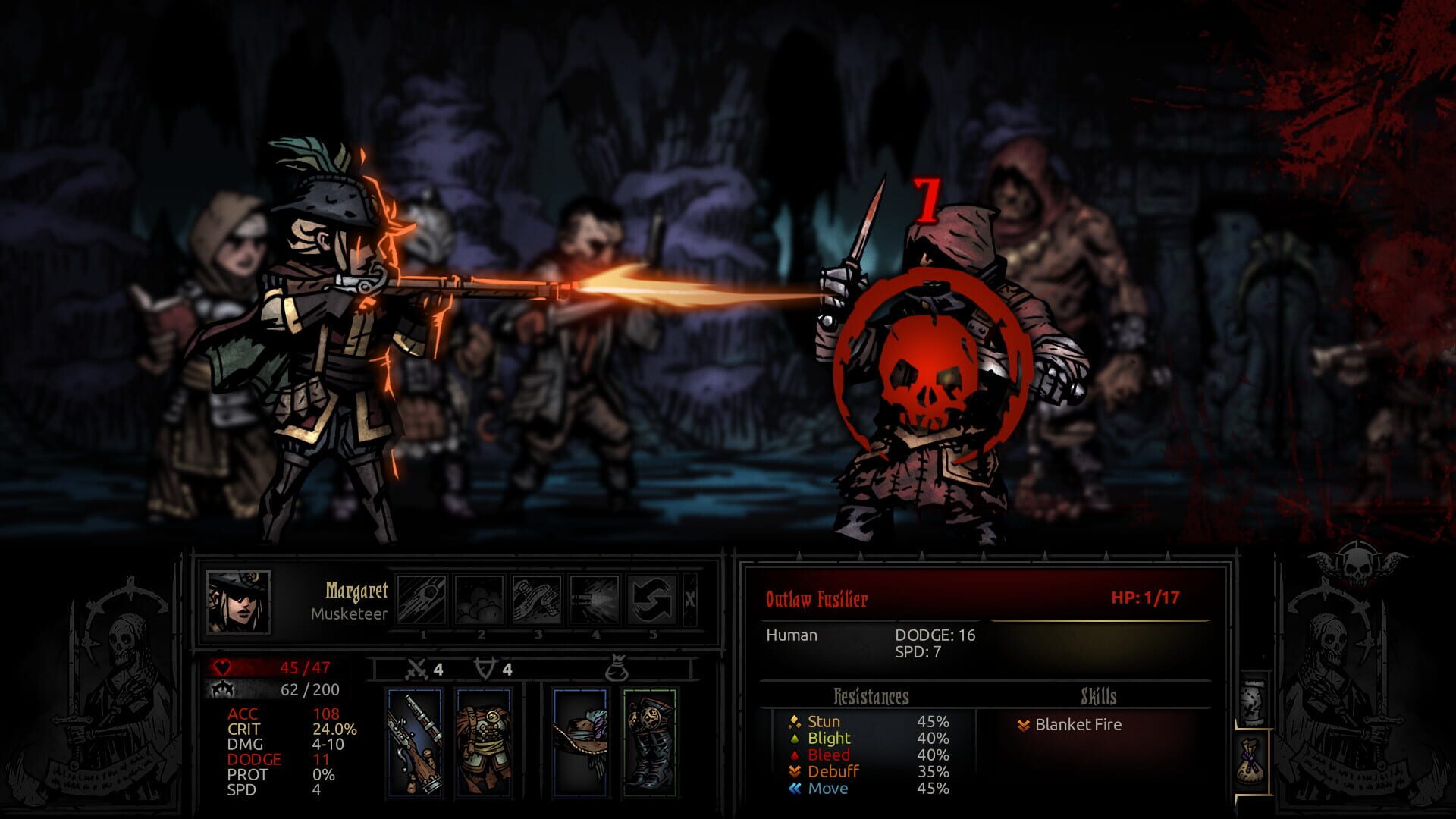 Screenshot for Darkest Dungeon: The Musketeer