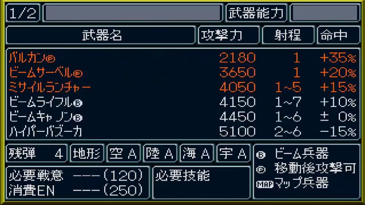 Screenshot for Shin Super Robot Taisen