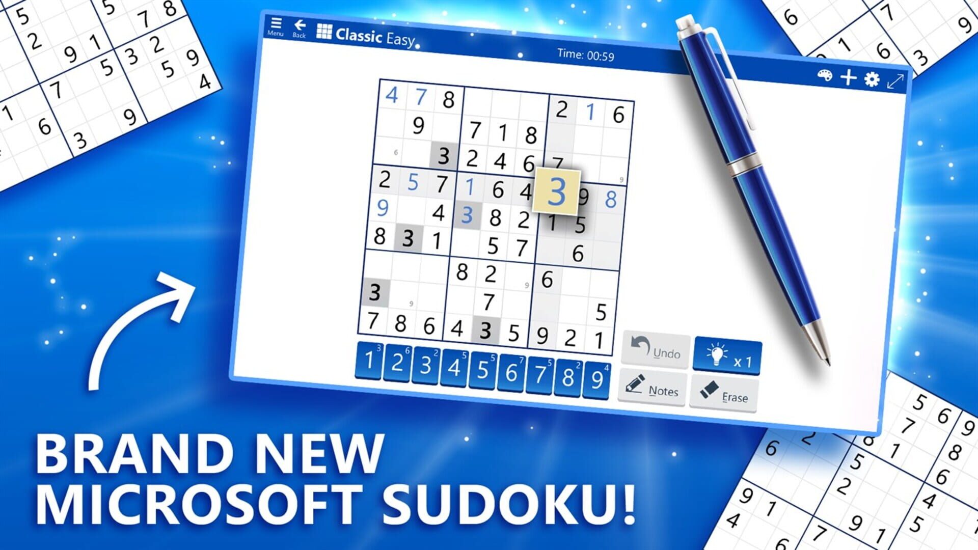 Screenshot for Microsoft Sudoku