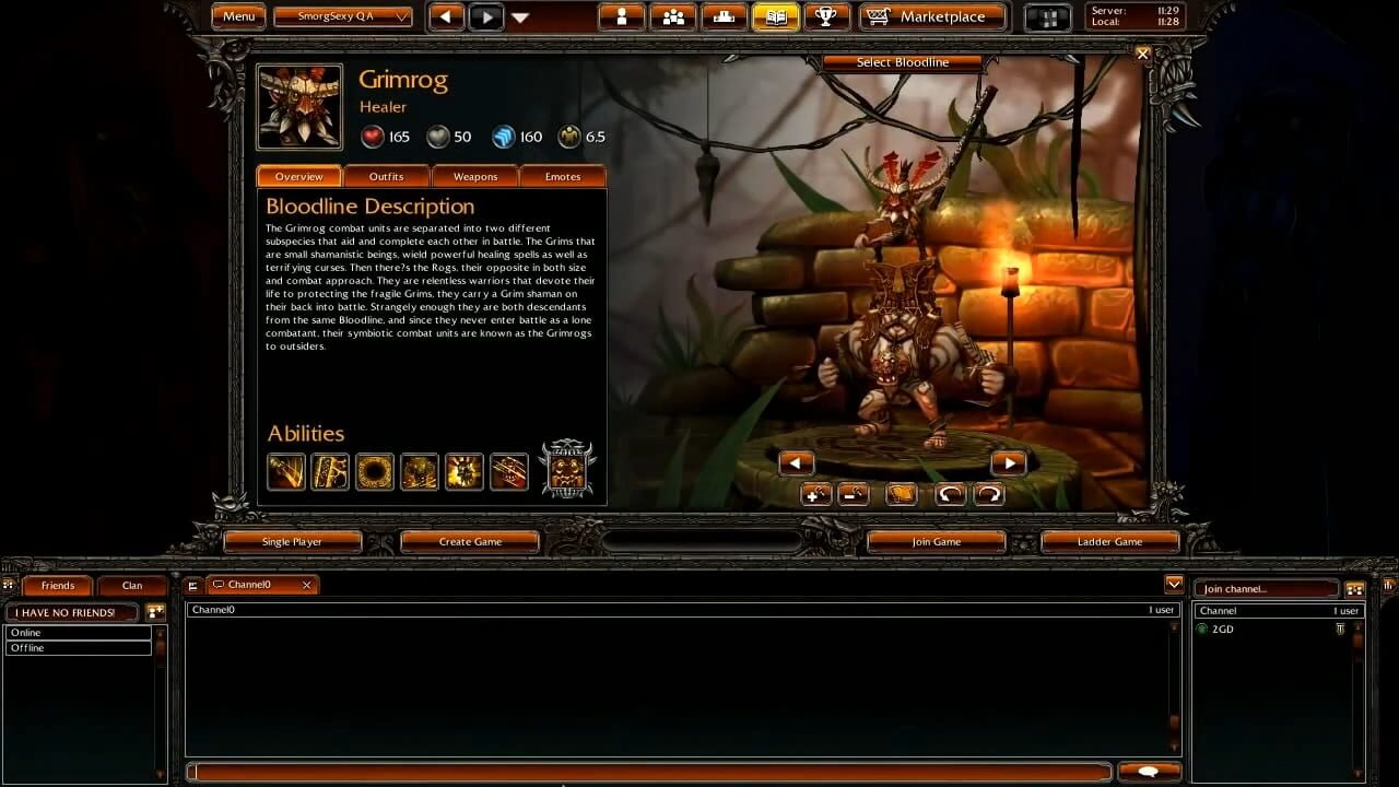 Screenshot for Bloodline Champions: Warrior Pack
