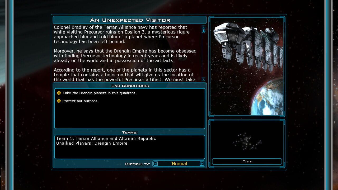 Screenshot for Galactic Civilizations II: Dread Lords