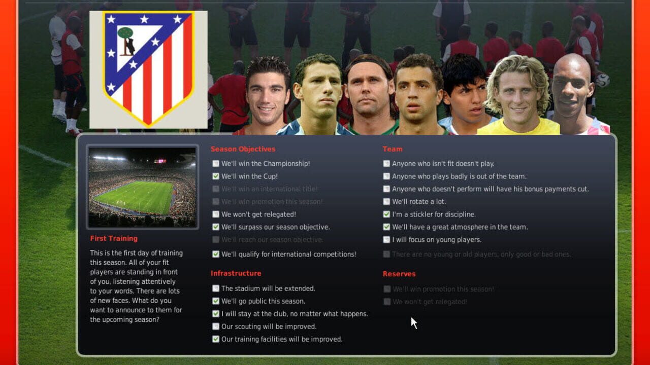 Screenshot for FIFA Manager 08