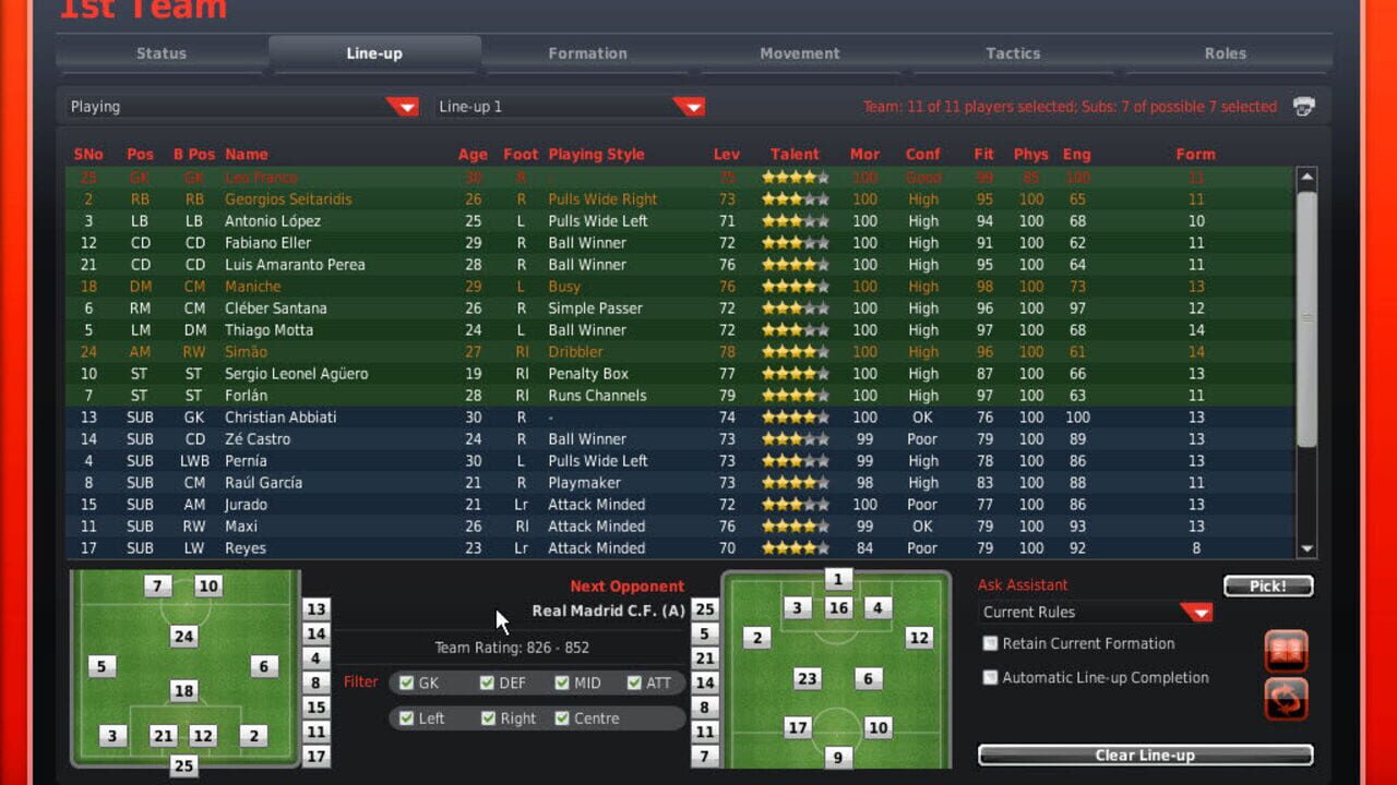 Screenshot for FIFA Manager 08
