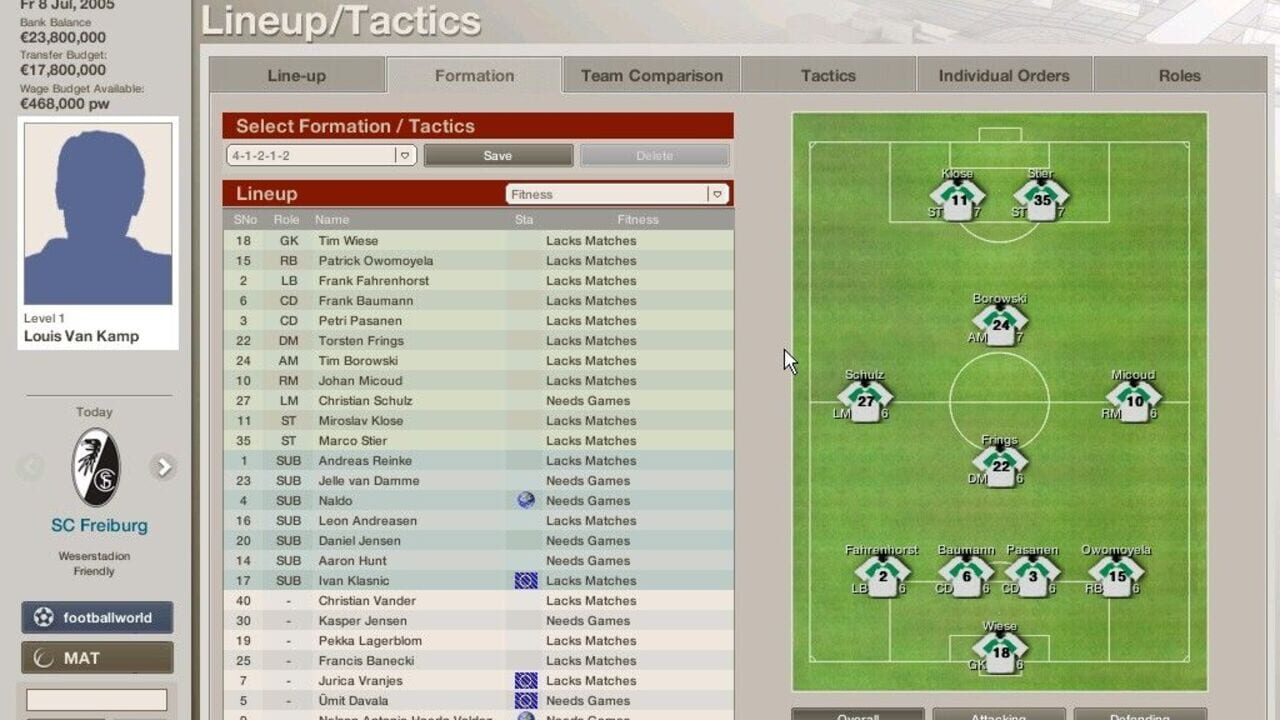 Screenshot for FIFA Manager 06