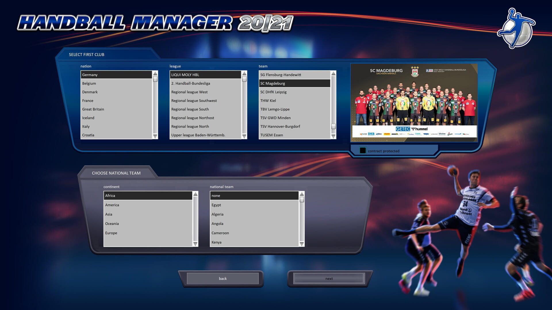 Screenshot for Handball Manager 2021