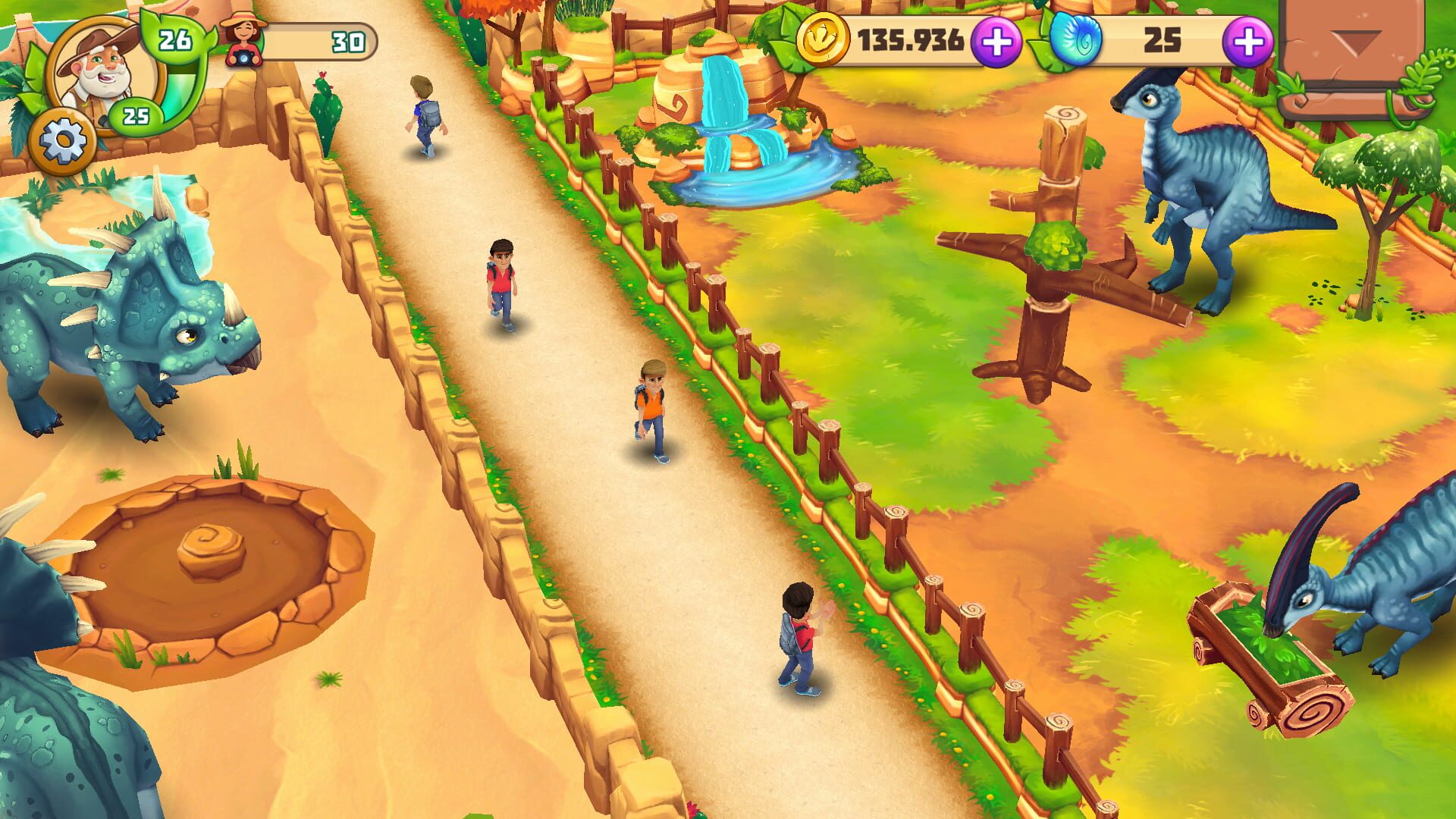 Screenshot for Dinosaur Park: Primeval Zoo