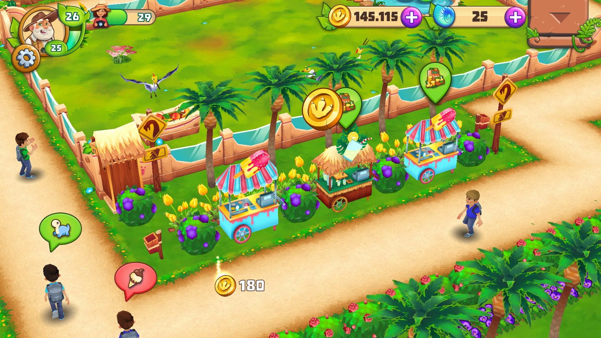 Screenshot for Dinosaur Park: Primeval Zoo