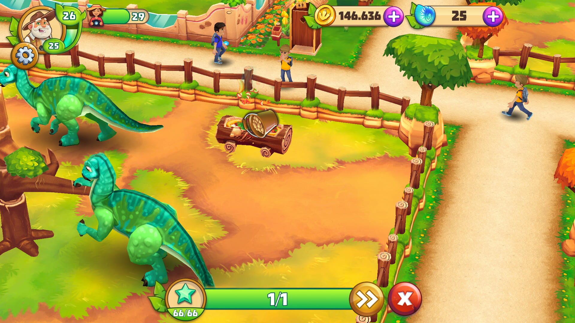 Screenshot for Dinosaur Park: Primeval Zoo