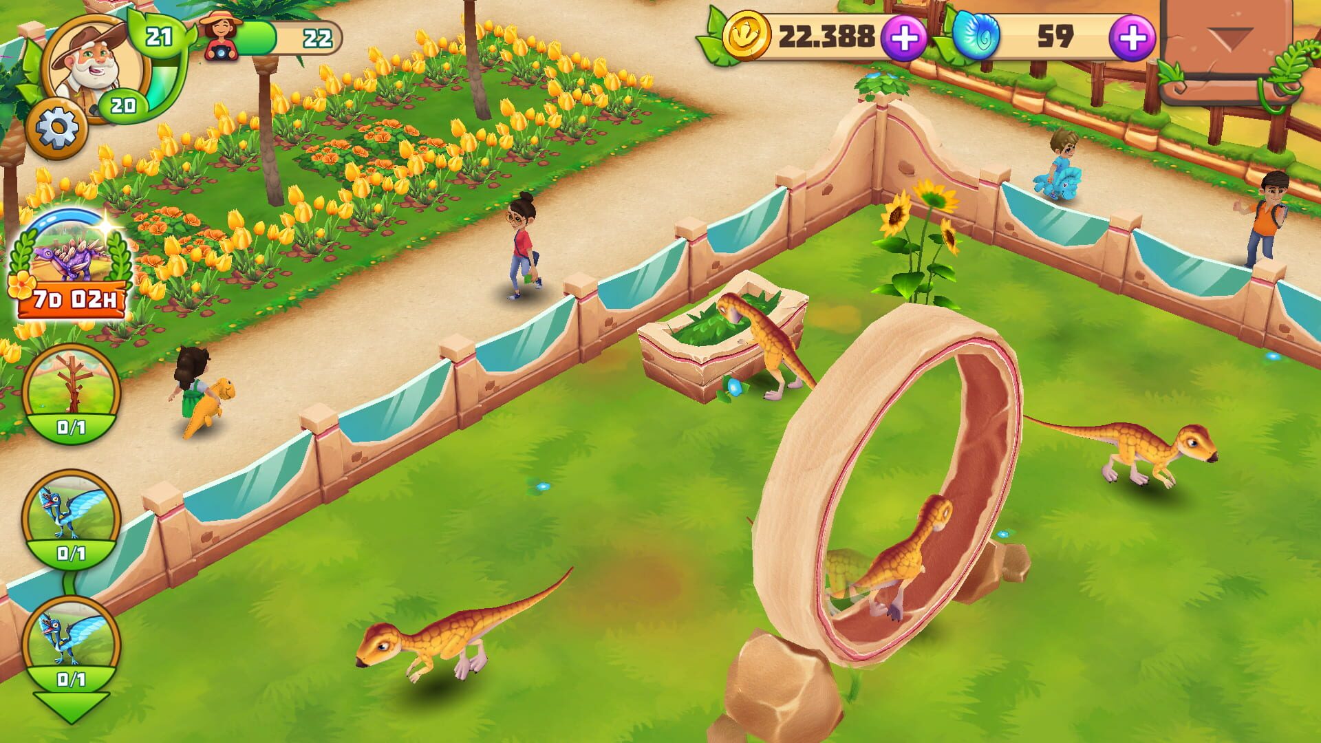 Screenshot for Dinosaur Park: Primeval Zoo