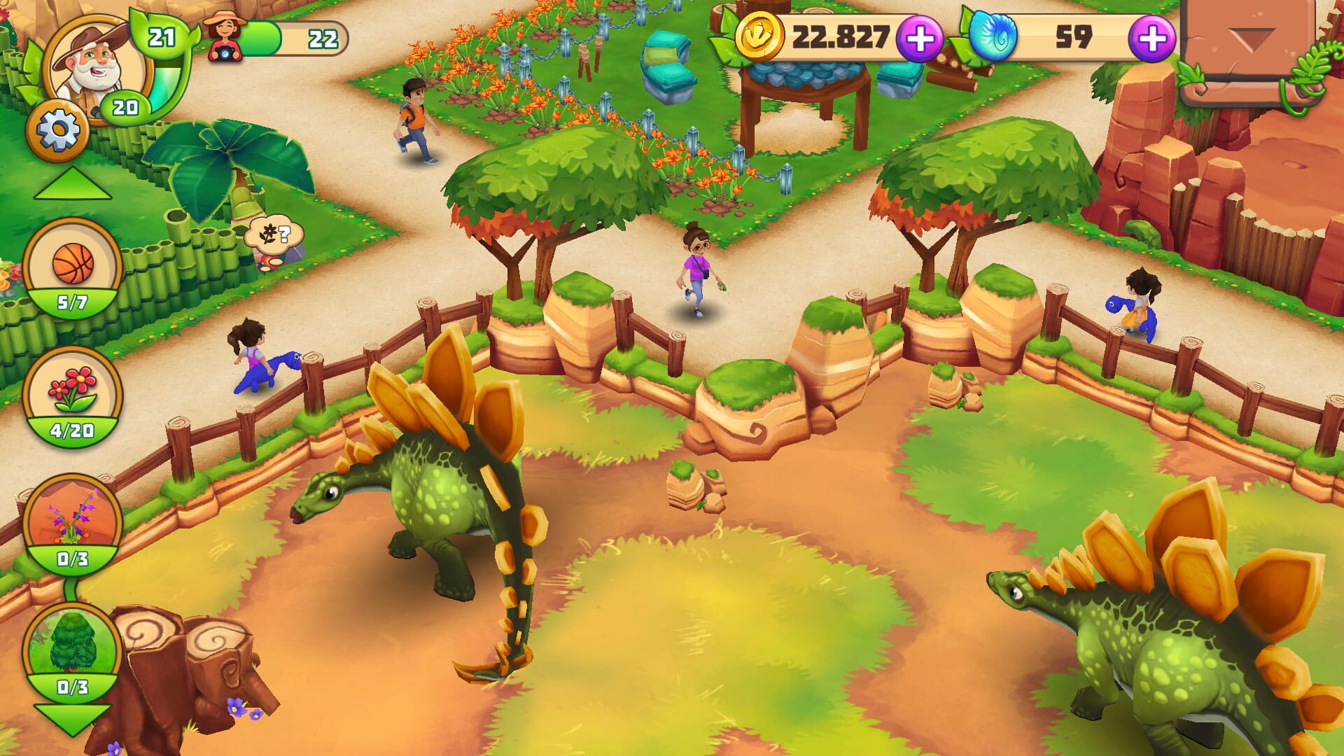 Screenshot for Dinosaur Park: Primeval Zoo