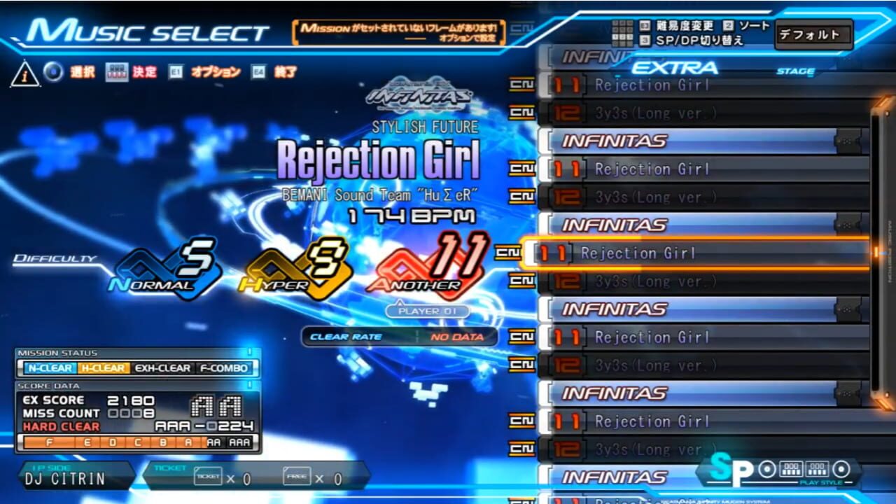 Screenshot for Beatmania IIDX Infinitas