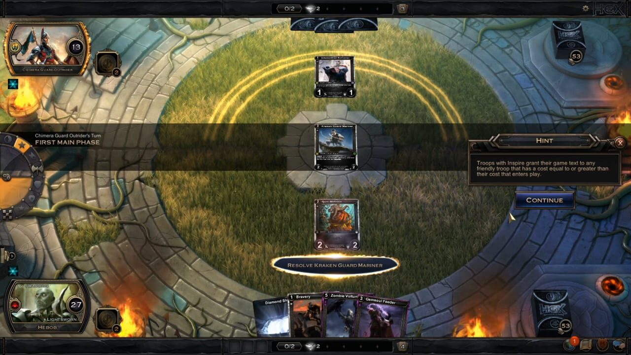 Screenshot for HEX: Shards of Fate - Chronicles of Entrath