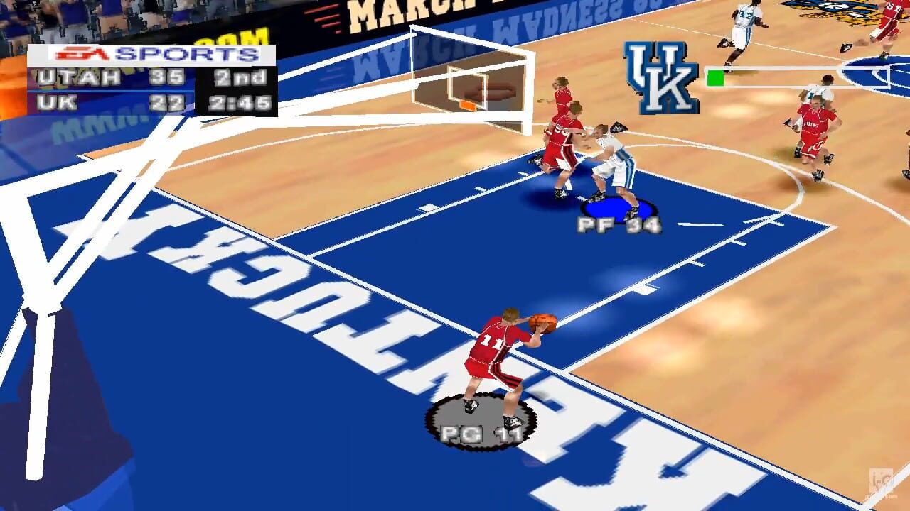 Screenshot for NCAA March Madness '98