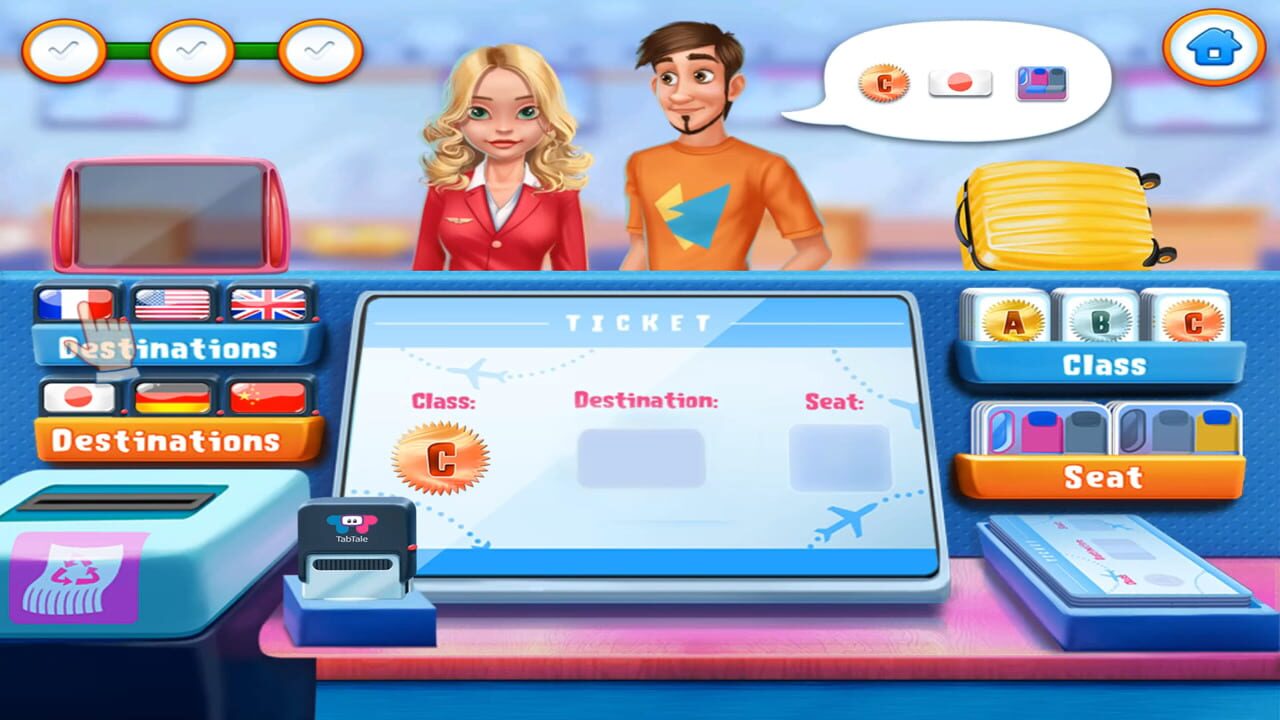 Screenshot for Sky Girls: Flight Attendants