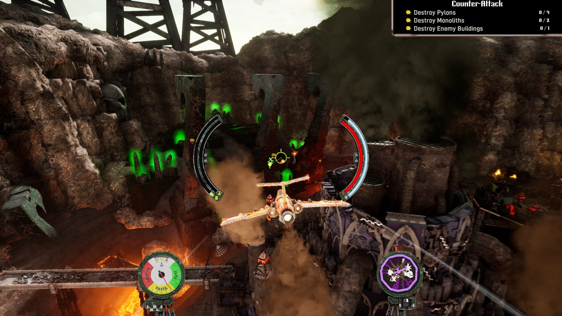 Screenshot for Warhammer 40,000: Dakka Squadron - Flyboyz Edition