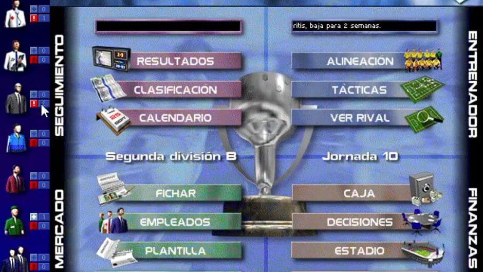 Screenshot for PC Fútbol 6.0