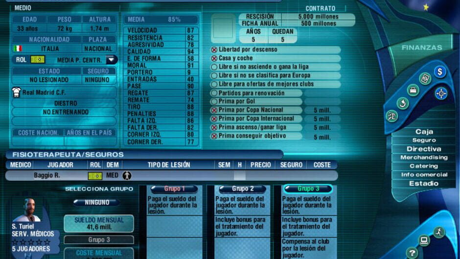 Screenshot for PC Fútbol 2001