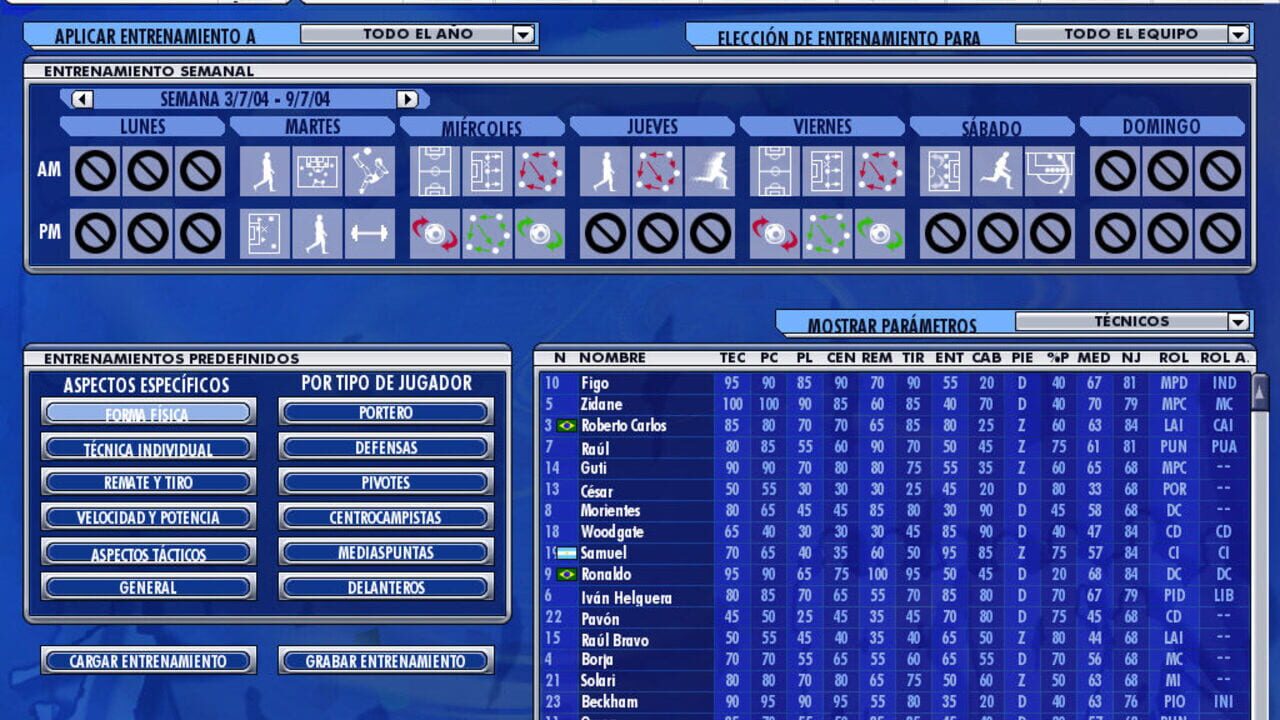 Screenshot for PC Fútbol 2005