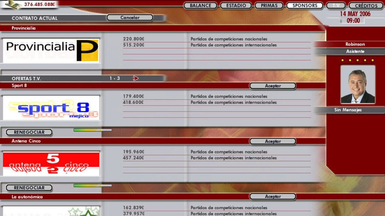 Screenshot for PC Fútbol 2006