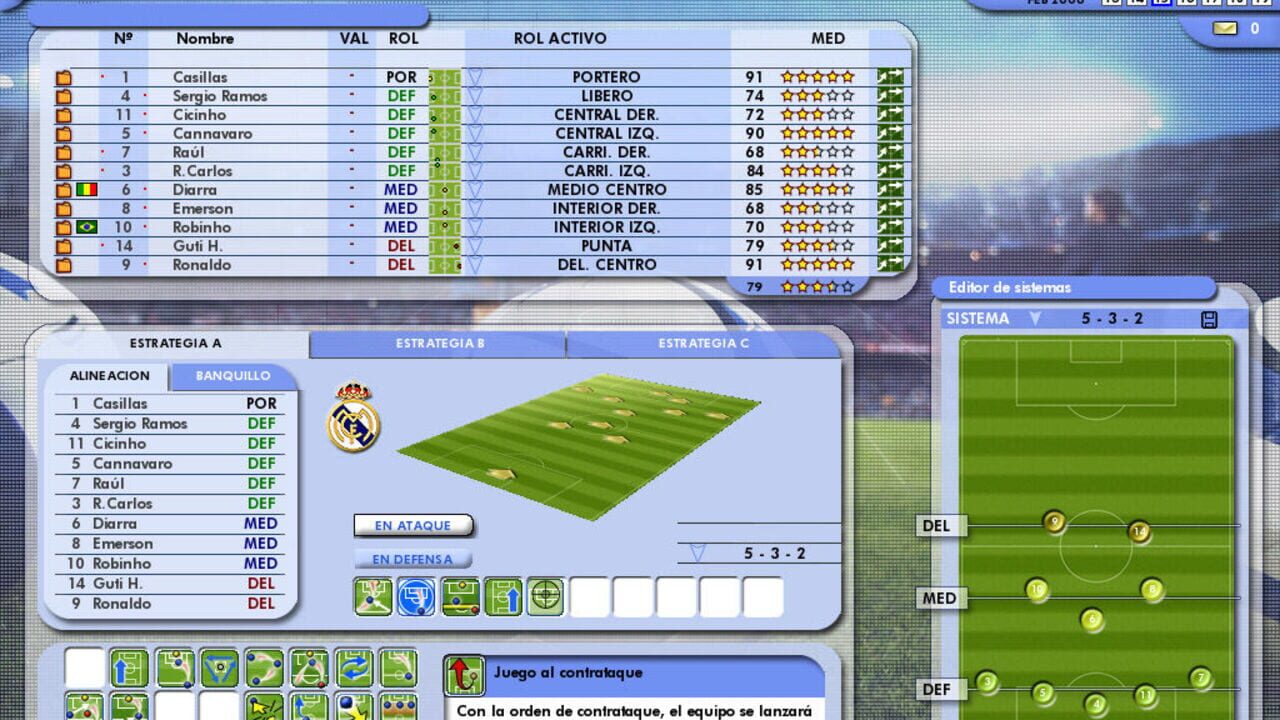 Screenshot for PC Fútbol 2007