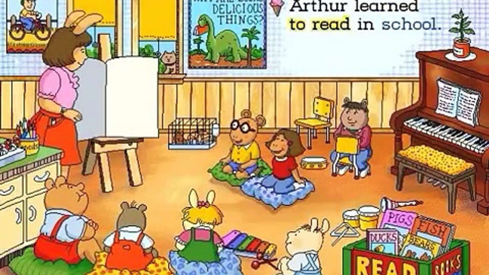Screenshot for Living Books: Arthur's Reading Race