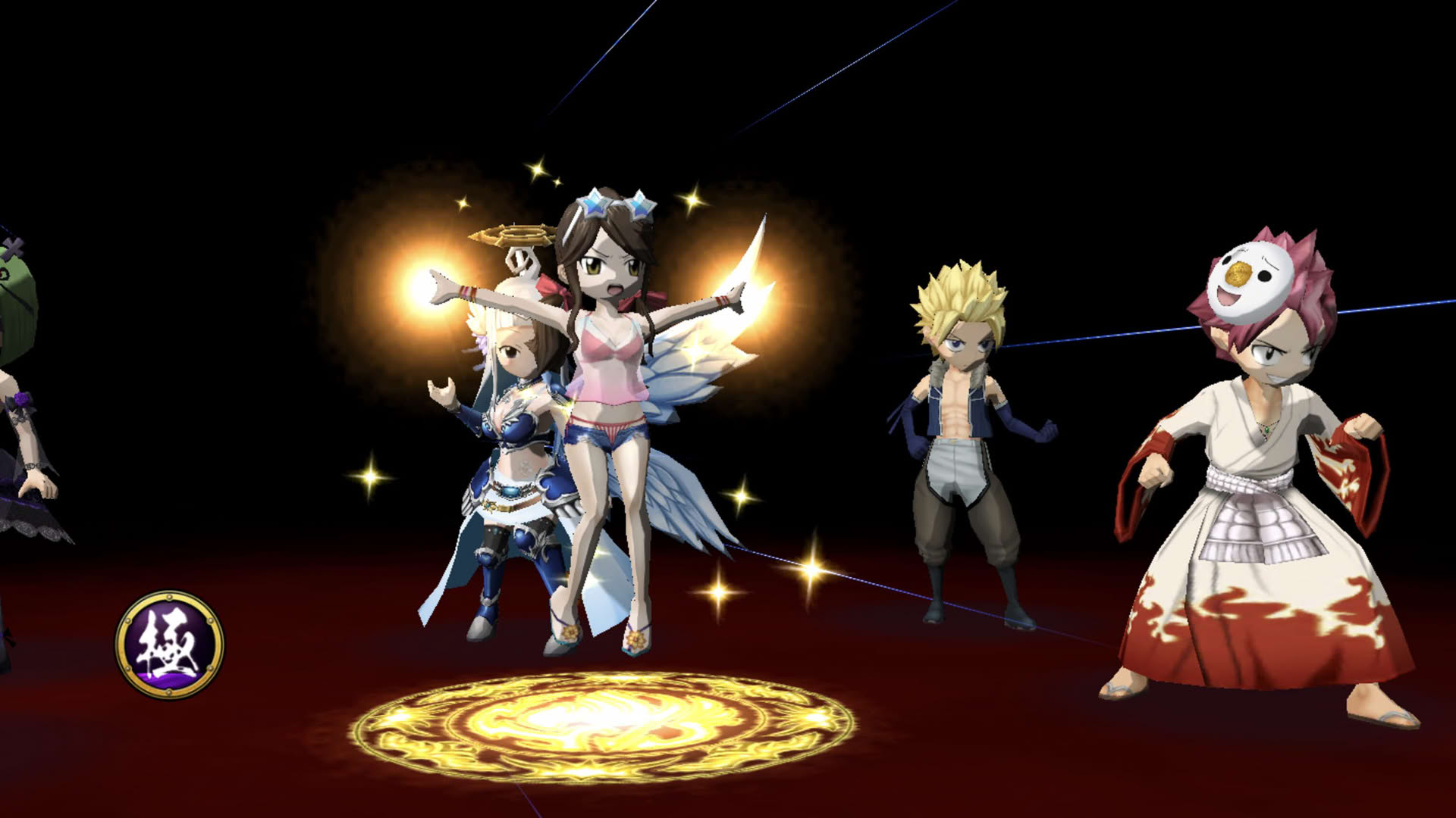 Screenshot for Fairy Tail: Ultimate Dance of Magic